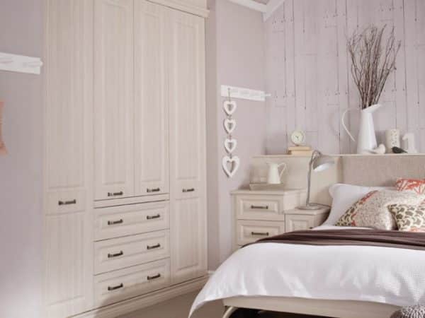 Bosworth bedroom design available at Hush Bedrooms - wardrobe and bed