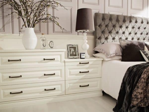 bedroom design available at Hush Bedrooms - white colours