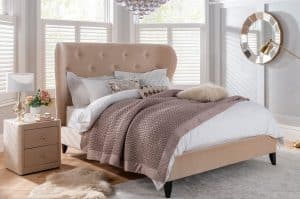 Dumbo bed frame in champagne