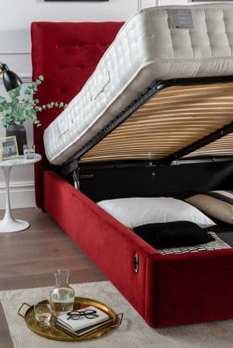 Ascot claret bed range available at Hush Bedrooms