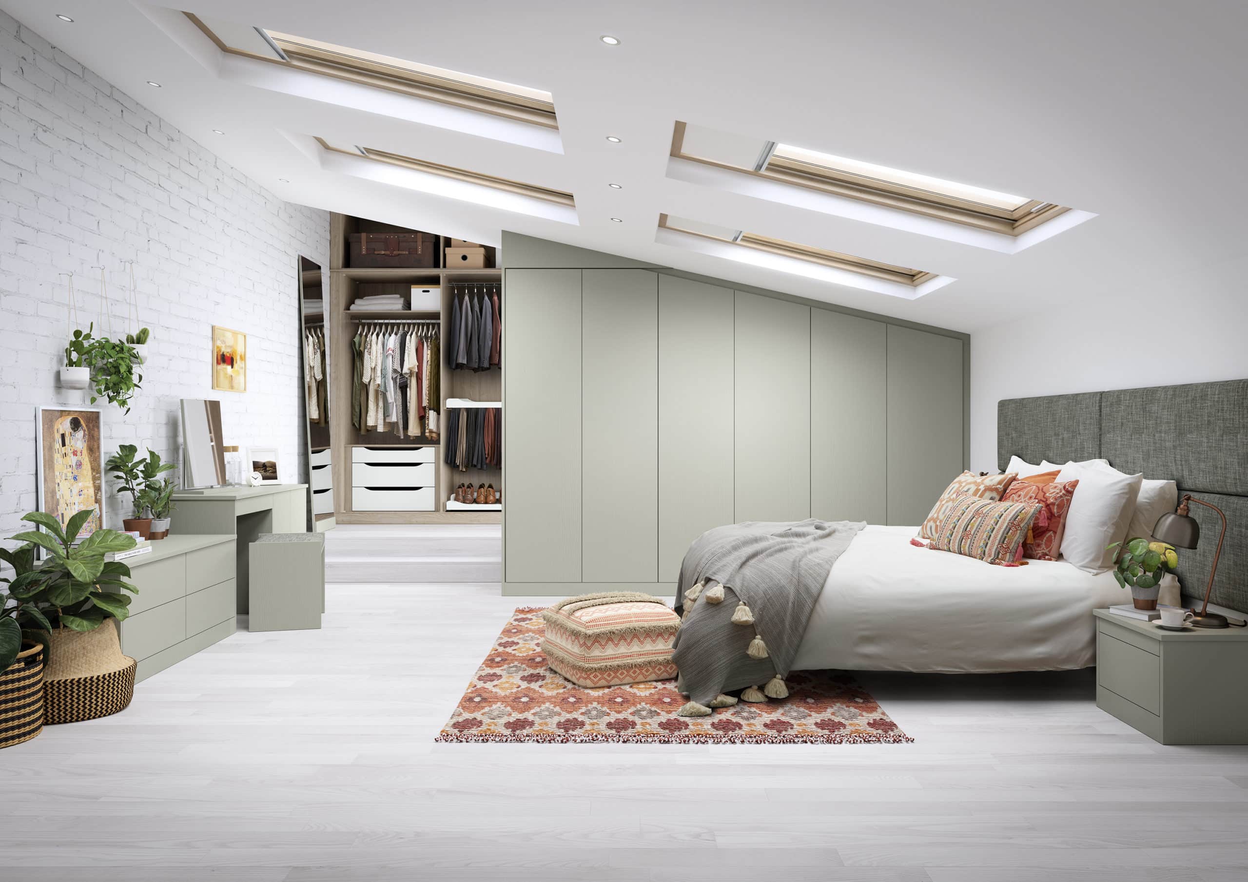 Chilton french grey bedroom available at Hush Bedrooms