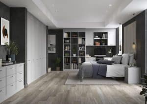 Lindley Light grey Bedroom range