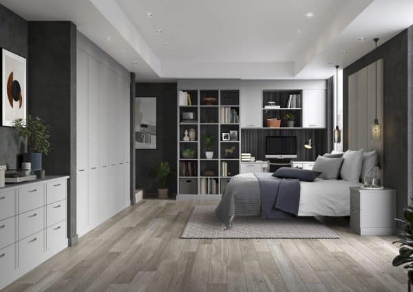 Lindley Light grey Bedroom range