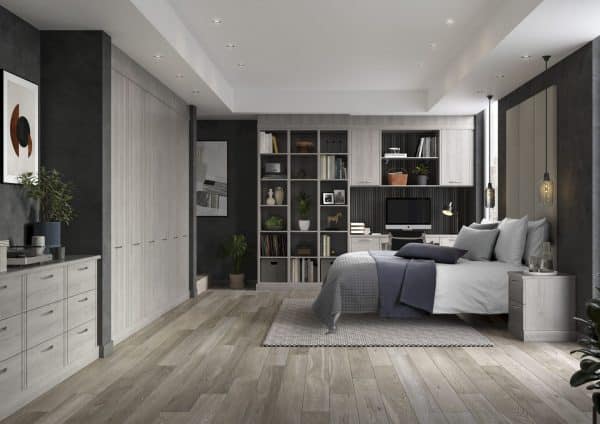 Lindley Nordic grey fitted Bedroom range