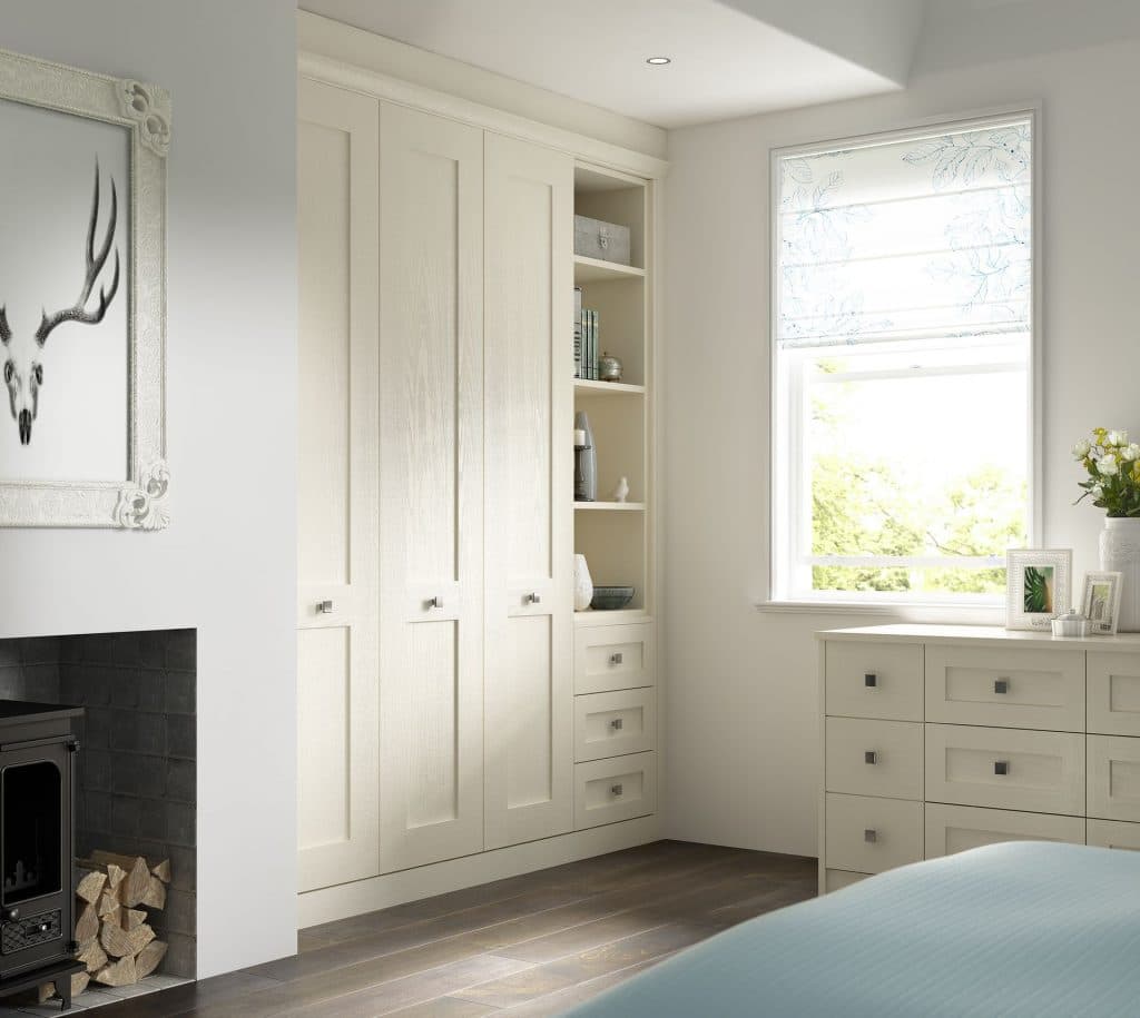 Milton-Hinged-Ivory-corner Milton fitted Hinged ivory wardrobes