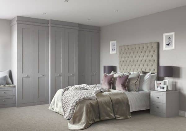 croft dust fitted wardrobe Milton range around chimney breast