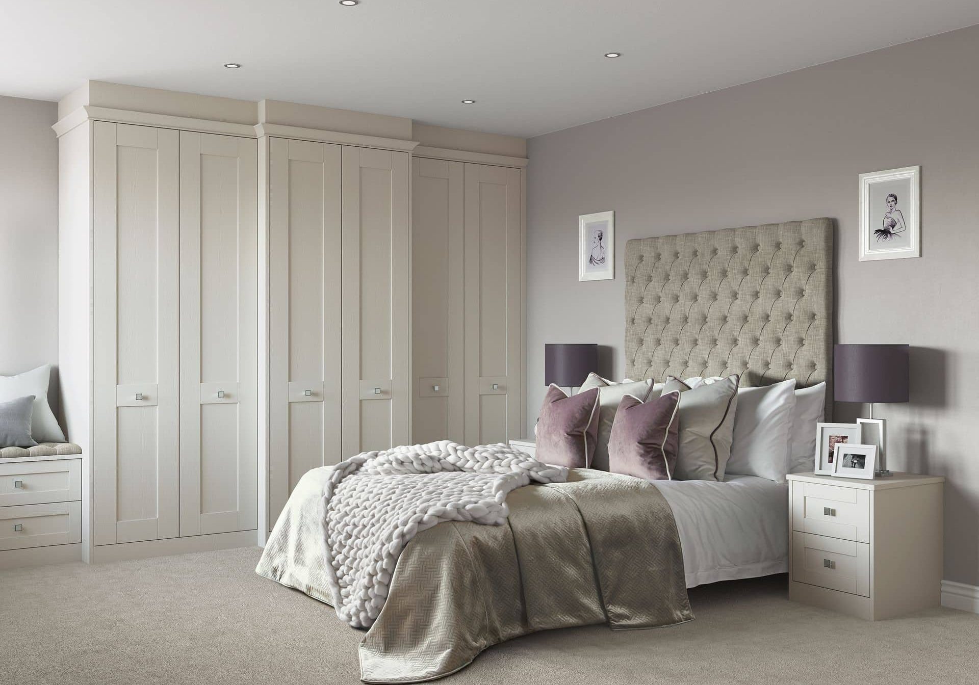 milton ivory fitted wardrobes with bed milton ivory fitted wardrobes with bed